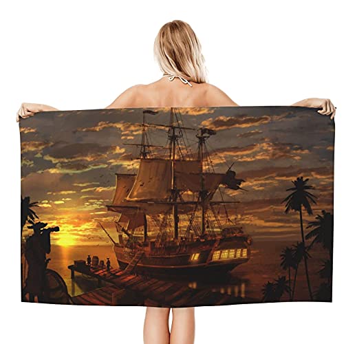 Serviette de plage en microfibre pour vos séances de natation au soleil - 3