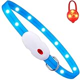 🐶VOLL EINSTELLBAR: Hunde led halsband hat eine Gesamtlänge von 55 cm und kann leicht mit einer Schere geschnitten werden. Machen Sie sich also keine Sorgen, dass Ihr Hund / Ihre Katze zu klein ist. Bitte lassen Sie beim Schneiden 3-5 cm mehr, um unangenehmes Tragen zu vermeiden