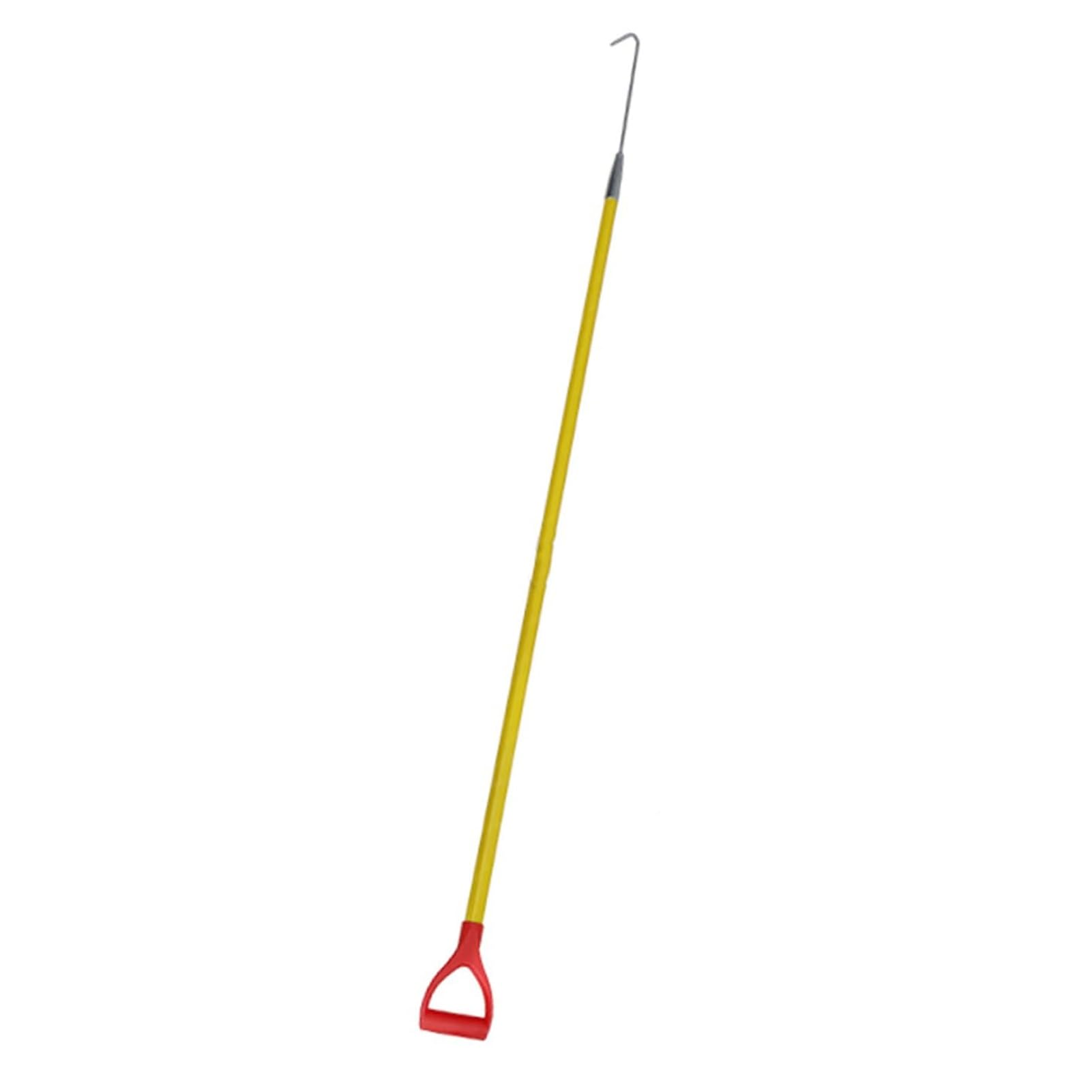 GTHTUHFD High-Voltage Insulated Rescue Hook, Detachable Rescue Hook Against Electric Shocks For Firefighters And Electricians, Life-Saving Tool For Electrical Emergencies,Yellow-1.5m/4.9ft