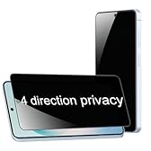 BWEDXEZ 2 Pack 360 Degree Privacy Tempered Glass for Samsung Galaxy S26 Plus Anti-Spy 4 Directions Screen Protector Film 6.7 inch