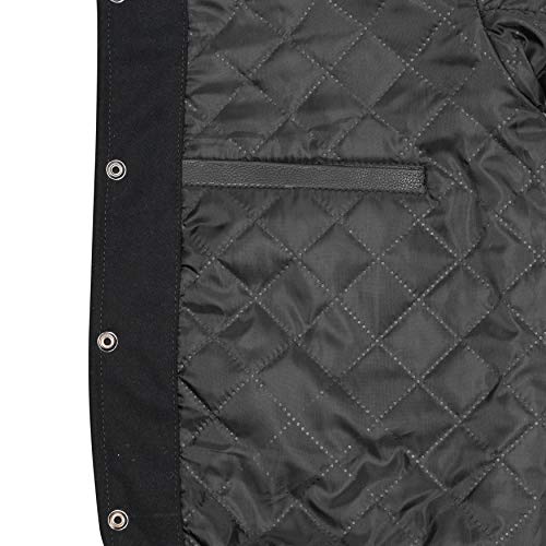 Image of Varsity Jacket Baseball Letterman Jacket- Wool and Leather Premium Quality Unisex Basketball Jacket