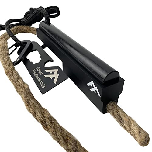 Forest Fundamentals™ Stealth Fire Starter™ | Ferro Rod Flint Fire Steel & Striker | Ultimate All-Inclusive, All-Weather Fire Starter | Bushcraft, Camping | Patented Design | 20,000 Strikes!