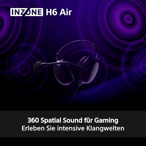 Sony INZONE H6 Air Kabelgebundenes Open-Back-Gaming-Headset