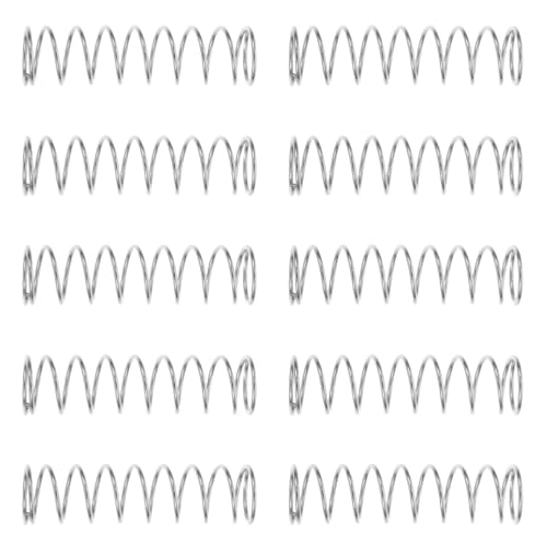 GAROZATION Garden Pruner Spring Replacement 10pcs Tension Springs Set Metal Shear Parts for Handheld Tree Pruning Easy to Use
