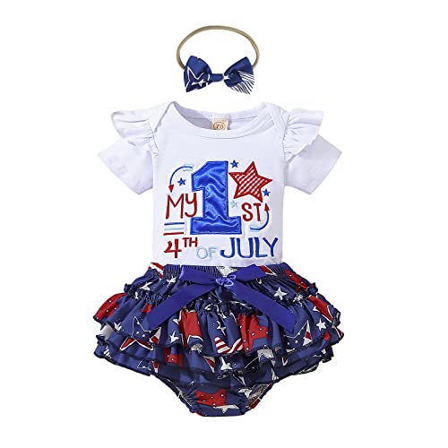 fourth of july infant dress Girls Plaid 4th of July Twirl Dress – The Palm Beach Baby main image 1