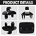 Yenblow 2015 Q5 Sun Visor Clip Replacement Compatible with Audi, Sunvisor Inner Clips for A1 A3 A4 A5 A6 Q3 Q5 S3 S4 S5 TT, ABS Construction Interior Sunscreen Holder Hook, OEM #8U0857562A (Black)