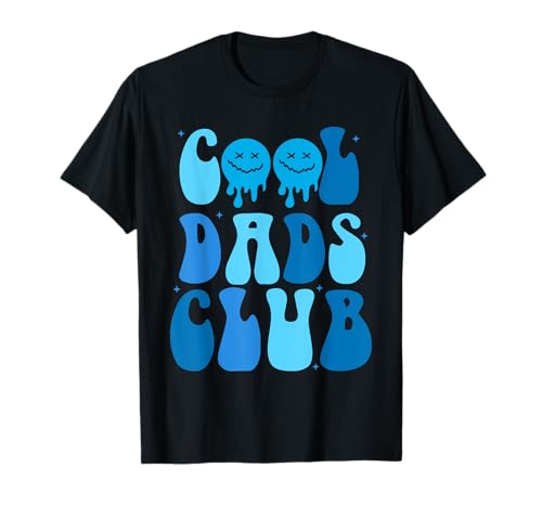 Cool Dads Club Groovy Retro Papá Papa Padre Papá Papá Camiseta