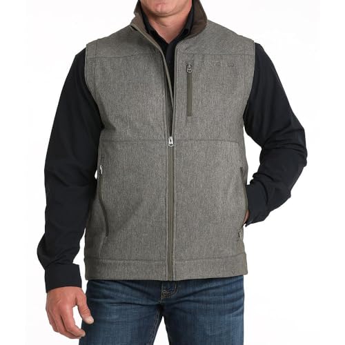 Cinch Mens Olive Bonded Conceal Carry Vest Olive L