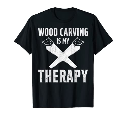 Ice Carving Chain Saw - Ice Carving Is My Therapy T-Shirt