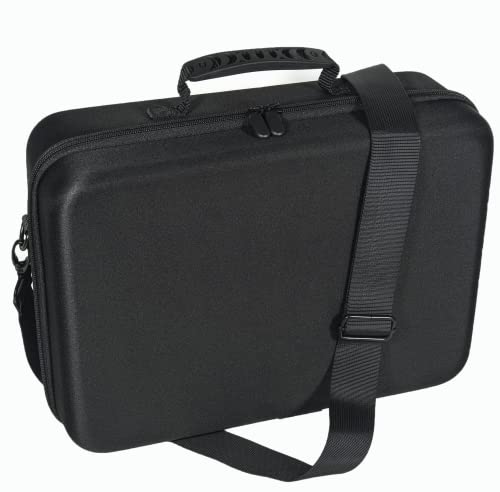 RIGICASE Large Battery Organizer Storage Case with Tester Checker, holding various Batteries container holder caddy box