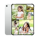 Personalized Custom Photo Case for iPad A16 11th Generation 11 Inch 2025 (Model Code: A3354/A3355/A3356) Customized Picture Cover Shockproof Anti-Slip Lightweight Shell for iPad, 6 Photos