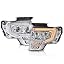 Clear Lens Chrome Housing Clear Reflector
