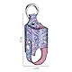 MEDMAX Halter für Asthma-Inhalator, Kunstleder Hülle Holster, leichte Tragetasche mit Karabinerhaken, Halter kompatibel mit Ventolin Inhalator, (Inhalator Nicht inbegriffen, NUR Hülle) (Paisley Lila)
