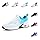 Hitmars Basket Femme Chaussures de Running Chaussure de Course Sport Air Coussin Respirant Mesh Lacets Fitness Jogging Légères Confortable UDI2-Bleu EU36