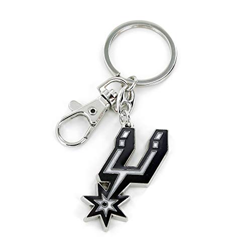 aminco NBA San Antonio Spurs Heavyweight Keychain , Silver, 5