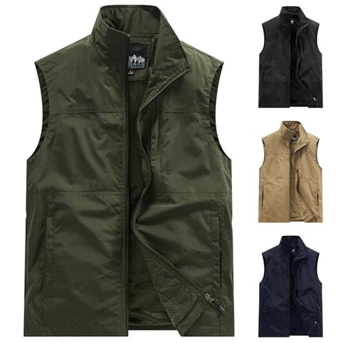 Gilet fonctionnel sportif élégant veste d'extérieur hiver grande taille 4XL