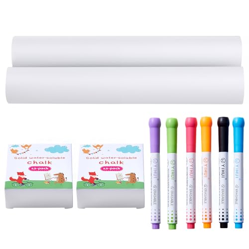 Image of VEVOR Easel Accessory Set, 32 PCS Kid's Art Easel Painting Kit Including Chalks, Dry-Erase Markers & Paper Rolls, Supplies Set for Tabletop Art Easel, Painting Accessories for Toddlers Boys and Girls