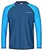 Produktbild Herren UV-Schutz Langarm T-Shirt (Rashguard), Oeko-Tex 100 in Marine/türkis in Größe XL