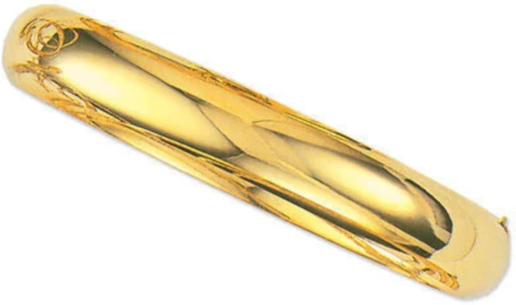 Amazon | 14 KゴールドShineyバングルHingedブレスレット7 