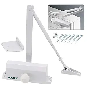 Marie Automatic Door Closer Commercial Grade 2 Spring Heavy Duty Fireproof Adjustable Door-Closer