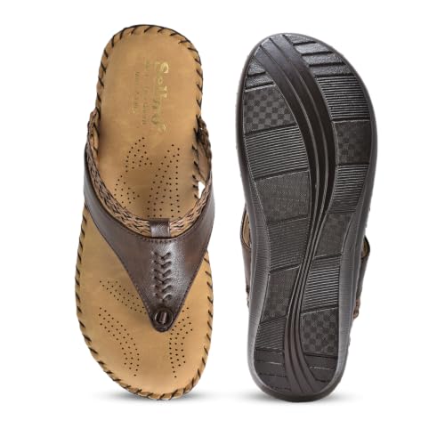 Image of SELBRO Doctor-Plus Diabetic & Orthopedic Slippers for Women with Super Extra Soft Padding C1