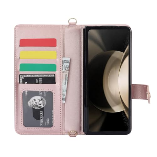 Coque Galaxy Z Fold 5 cuir violet protection intégrale antichoc - 4