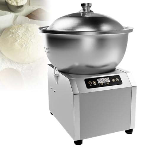 DNEPEI Amasadora eléctrica Multifuncional de 8 kg con Temporizador, Recipiente Desmontable y Ganchos Dobles, Ideal para el hogar, panadería y pizzería. detachable-8kg