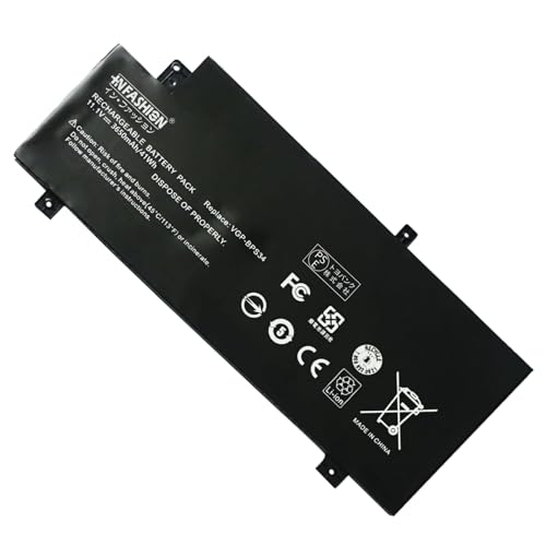 SONY ソニー Vaio SVF15A1CCXB VGP-BPS34, VGP-BPL34【3650mAh・11.1V】対応用 ブラック In Fashion PC 互換 バッテリー