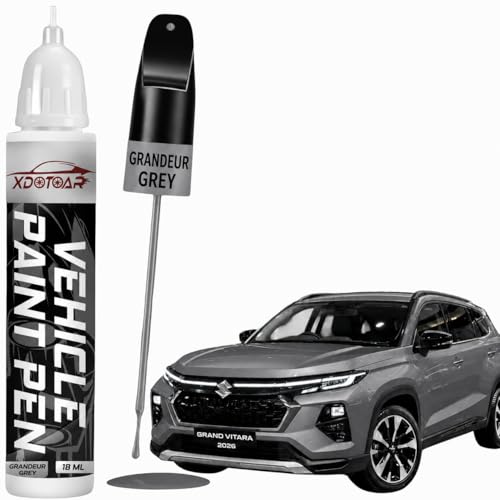 Image of XDOTOAR Car Touch Up Paint for Maruti Suzuki Grand Vitara Grandeur Grey (WBF) | 2K Paint Technology | Exact Color Match | Car Scratch Repair Paint Pen | Automotive Touch Up Paint | Quick Drying | Rust Protection | 18ml