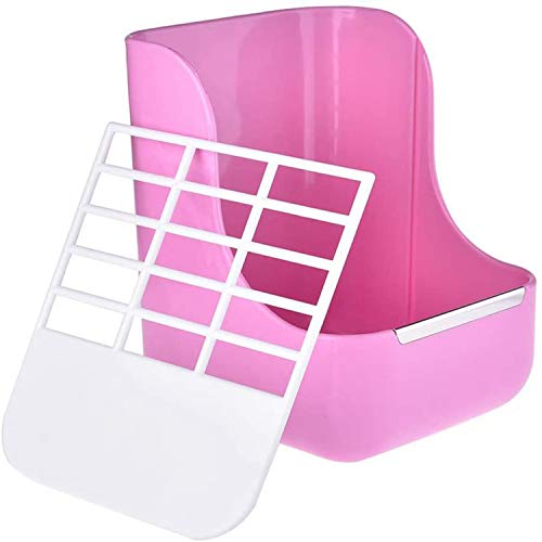 Beada Huisdier hooivoeder multifunctioneel 2 in 1 hooirek kooi voeder konijnenvoer (willekeurige kleur) - Afbeelding 3