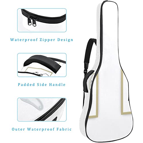 Housse de protection rembourrée pour guitare acoustique classique, Multicolore 01., 42.9×16.9×4.7 in, Organiseur de sac - Les Beatles, Paul McCartney, John Lennon, RIngo Starr, George Harrison Housse de protection rembourrée pour guitare acoustique classique, Multicolore 01., 42.9x16.9x4.7 in, Organiseur de sac – Image 5