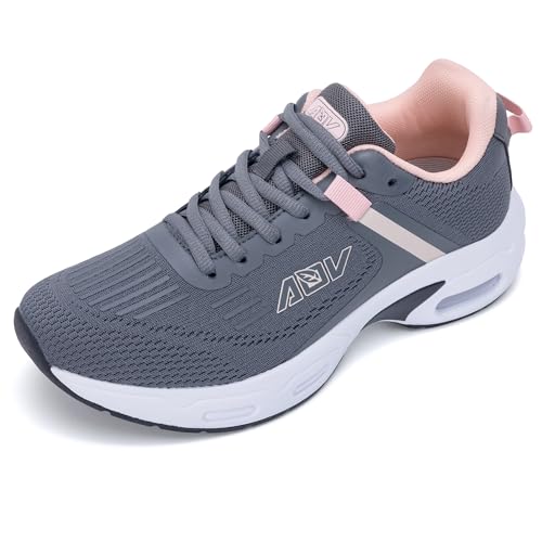 AOV Women Arch Support Walking Shoes Orthotic Tennis Sneakers for Plantar Fasciitis Athletic Running Shoes