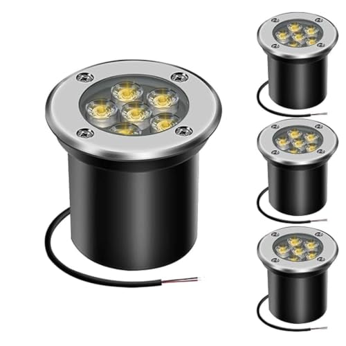 Focos suelo LED exterior para iluminar terrazas y caminos con luz cálida acogedora