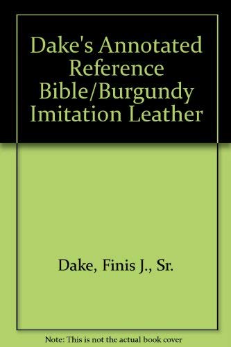 Dake Reference Bible 1558290028 Book Cover