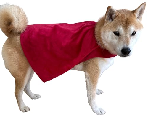 Capa de Disfraz Superhéroe para Perro Rojo Talla M