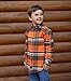 Legendary Whitetails Kids Lumberjack Flannel Long Sleeve Button Down Shirt, Canyon Plaid, Medium