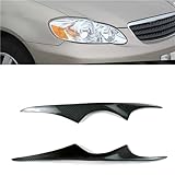 Headlight Eyebrows for Toyota Corolla 2003 2004 2005 2006 2007 2008 2PCS ABS Car Headlight Eyebrow Eyelid Body Kit Car Exterior Trim
