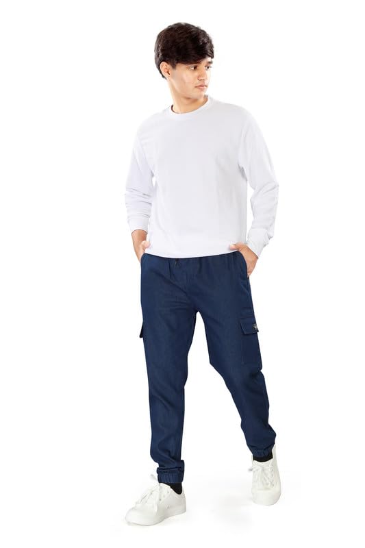 Image of UNOseven Boys Cotton Cargo Jogger Pant - Slim Fit - Available from 7 Years to Size XL