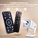 Mini Beamer 4K Unterstützt [Android 14 & App Steuerung] WiFi 6 BT 5.4