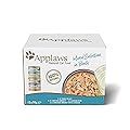 Applaws 100% Natural Wet Cat Food, Multipack Fish and Chicken Mixed Selection in Broth (12 x 70g Tin)