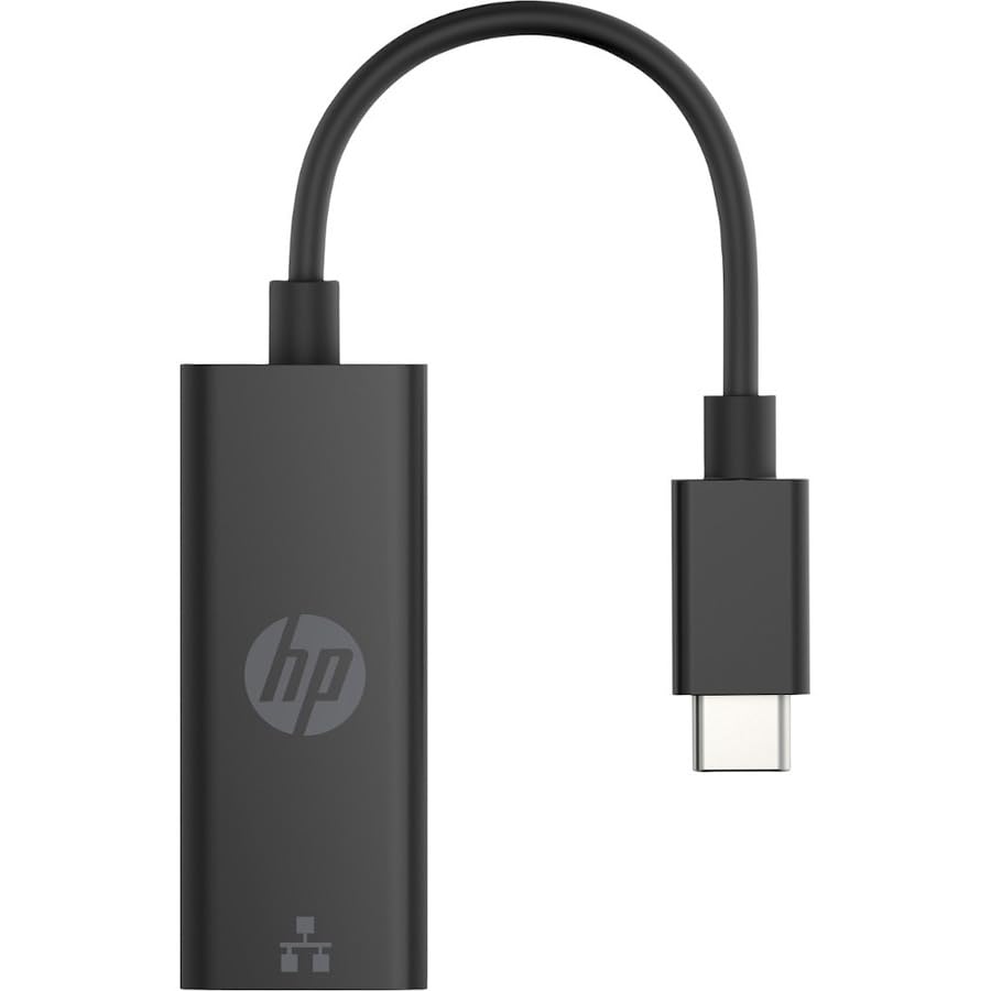 HP Ethernet Adapter - USB Type C - 128 MB/s Data Transfer Rate - 1 - Twisted Pair - 1000Base-T - TAA Compliant
