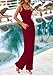 PRETTYGARDEN Summer Sleeveless Jumpsuits for Women Dressy Square Neck Wide Leg Pants Knit One Piece Rompers Fashion Clothing (Wine Red,Medium)
