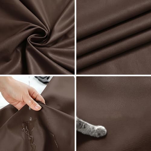 Fundas para reposabrazos de sofá de cuero protector elástico de muebles antimanchas 6