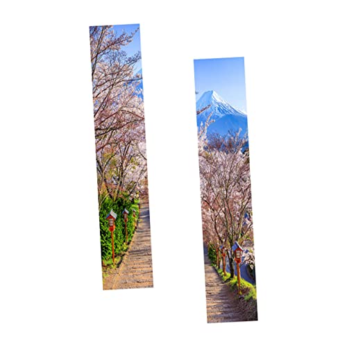 ULTECHNOVO 1 par Pegatinas de Puerta Impermeables de Paisaje para Dormitorios Vinilo Decorativo Autoadhesivo para Paredes y Armarios