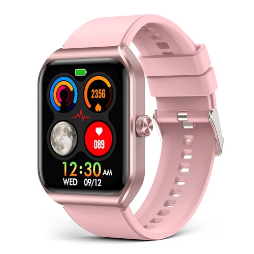 Smart Watch for Women, 1.91" HD Touch Screen Smartwatch with 100+ Sports, Blood Pressure, Heart Rate, Blood Oxygen, Sleep Monitor, IP68 Waterproof Fitness Tracker Compatible with Android iOS