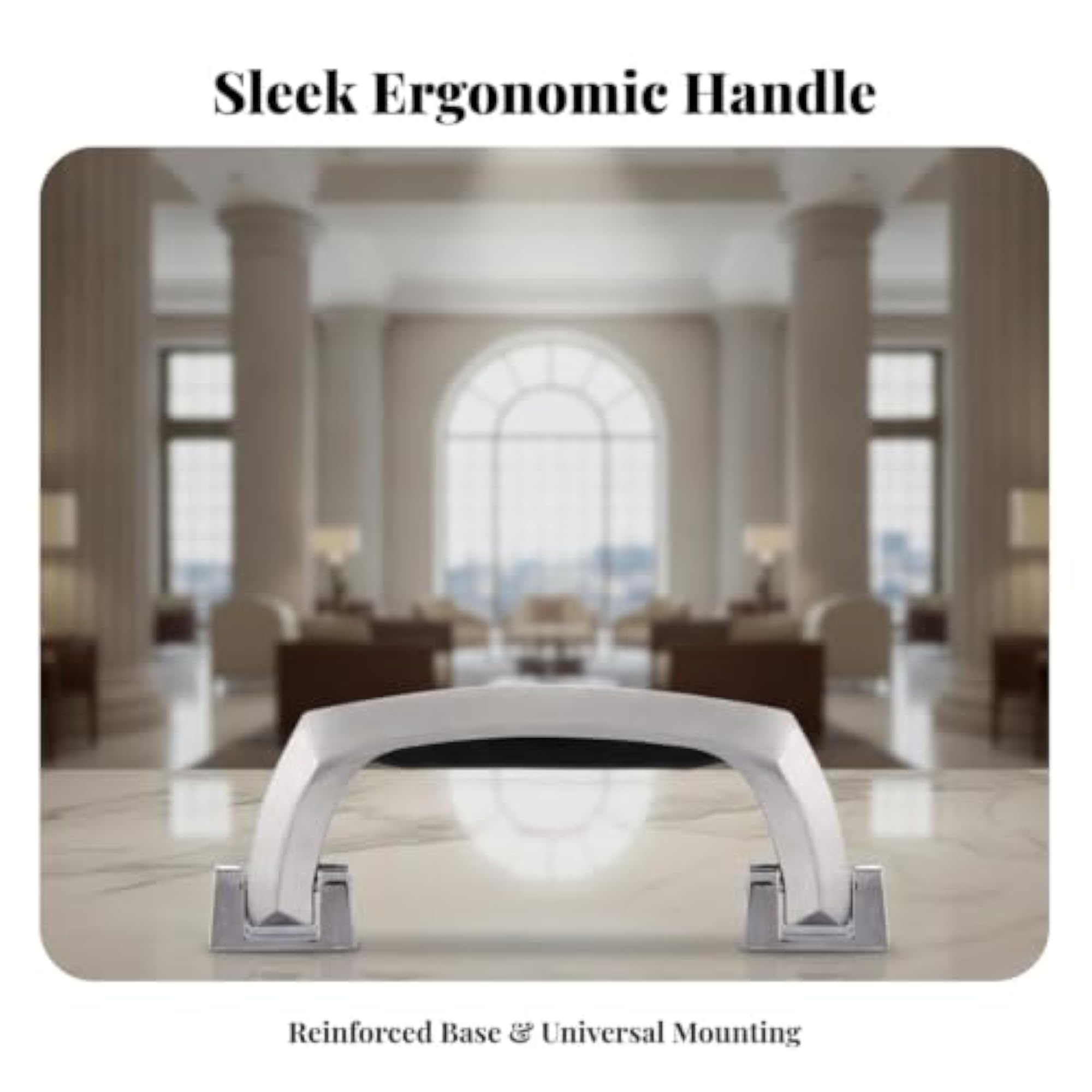 Curved Replacement Carry Handle for Luggage, Slim & Sturdy