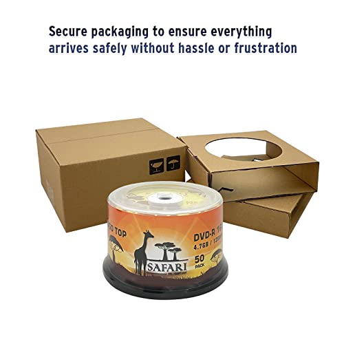Moserbaer Safari Dvd-R 16X 4.7Gb Branded Logo Recordable Media Disc-50 Pack Spindle #TOP2