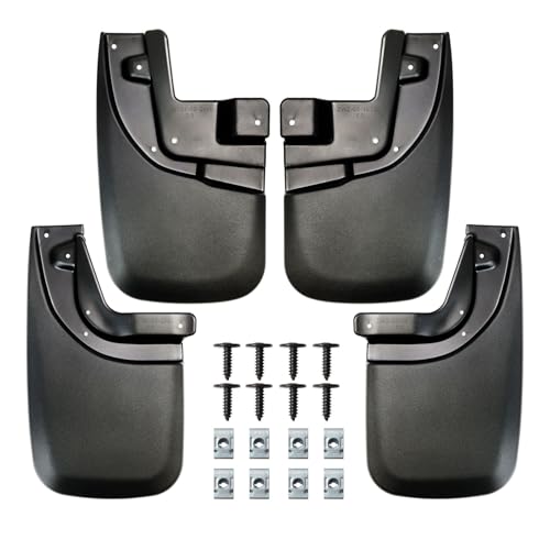 Image of XUKEY 4PCS Mud Flaps Splash Guard for Toyota Tacoma 2005-2015 Mudguards Mudflaps with Fender Flares Tire Protector Rear Front Car Accessories Replacement