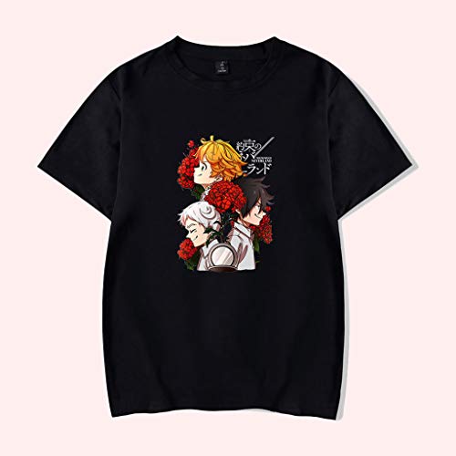 Nova camiseta The Promised Neverland Emma Norman Ray masculina e feminina pulôver camisetas com esta