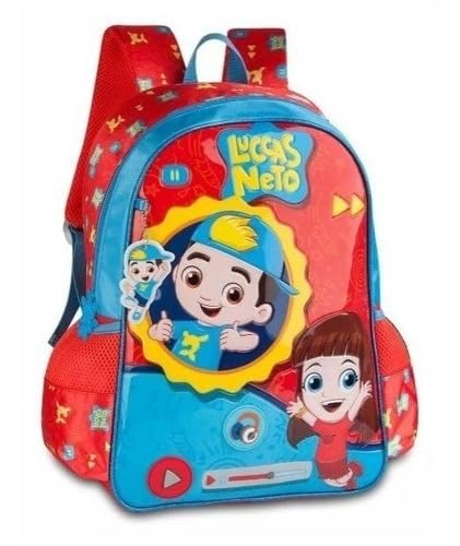 Mochila Luccas Neto Infantil Original Clio Falante Meninos